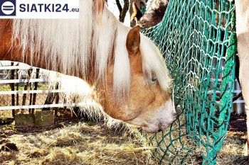 Siatki Rumia - Worek na siano dla koni - siatka oczko 4,5cm gr.3mm dla terenów Rumi
